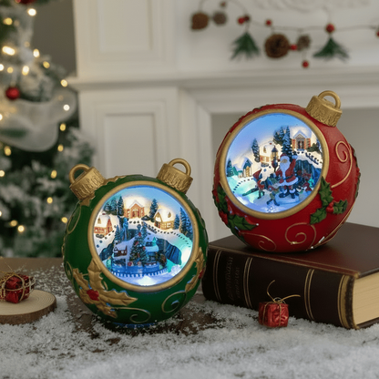Holiday Lane - Bauble - Medium - Christmas Snow Globes by House worX