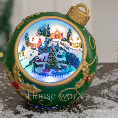 Holiday Lane - Bauble - Medium - Christmas Snow Globes by House worX