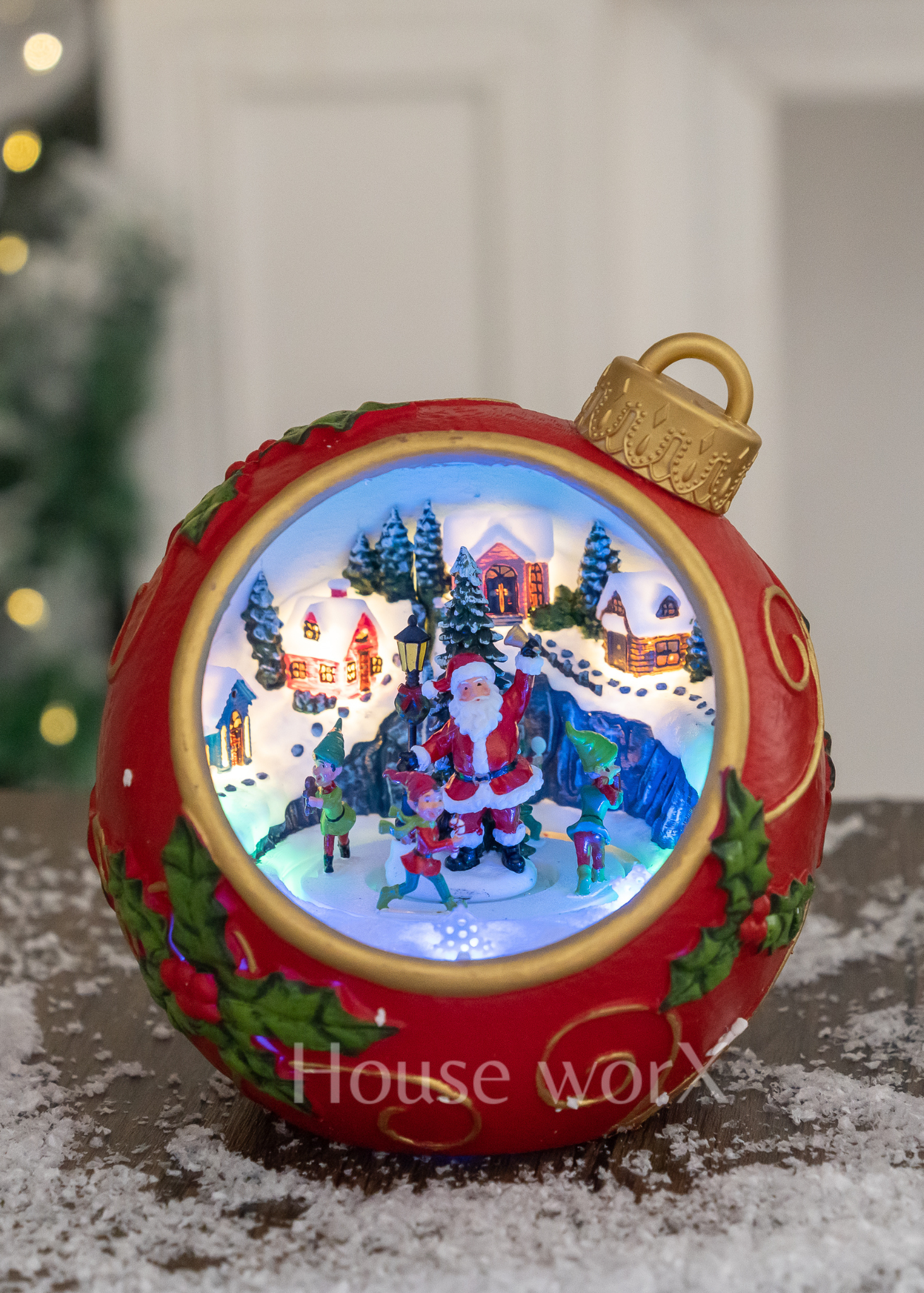 Holiday Lane - Bauble - Medium - Christmas Snow Globes by House worX