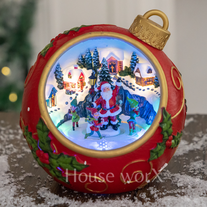 Holiday Lane - Bauble - Medium - Christmas Snow Globes by House worX