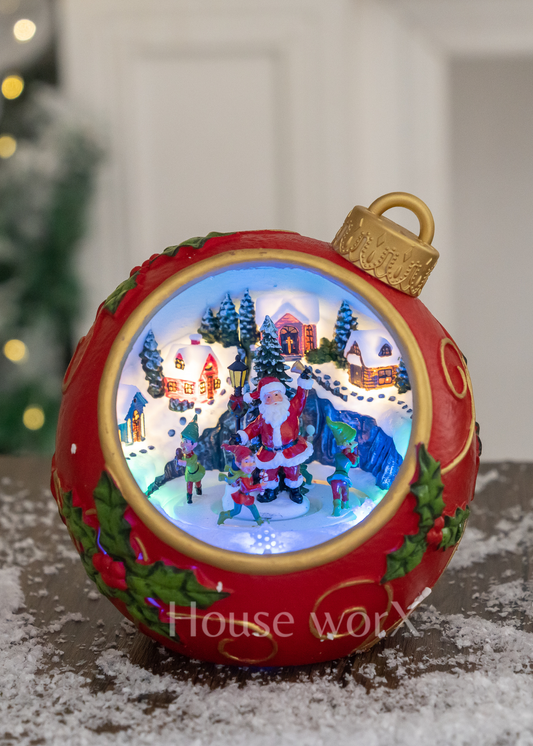 Holiday Lane - Bauble - Medium - Christmas Snow Globes by House worX