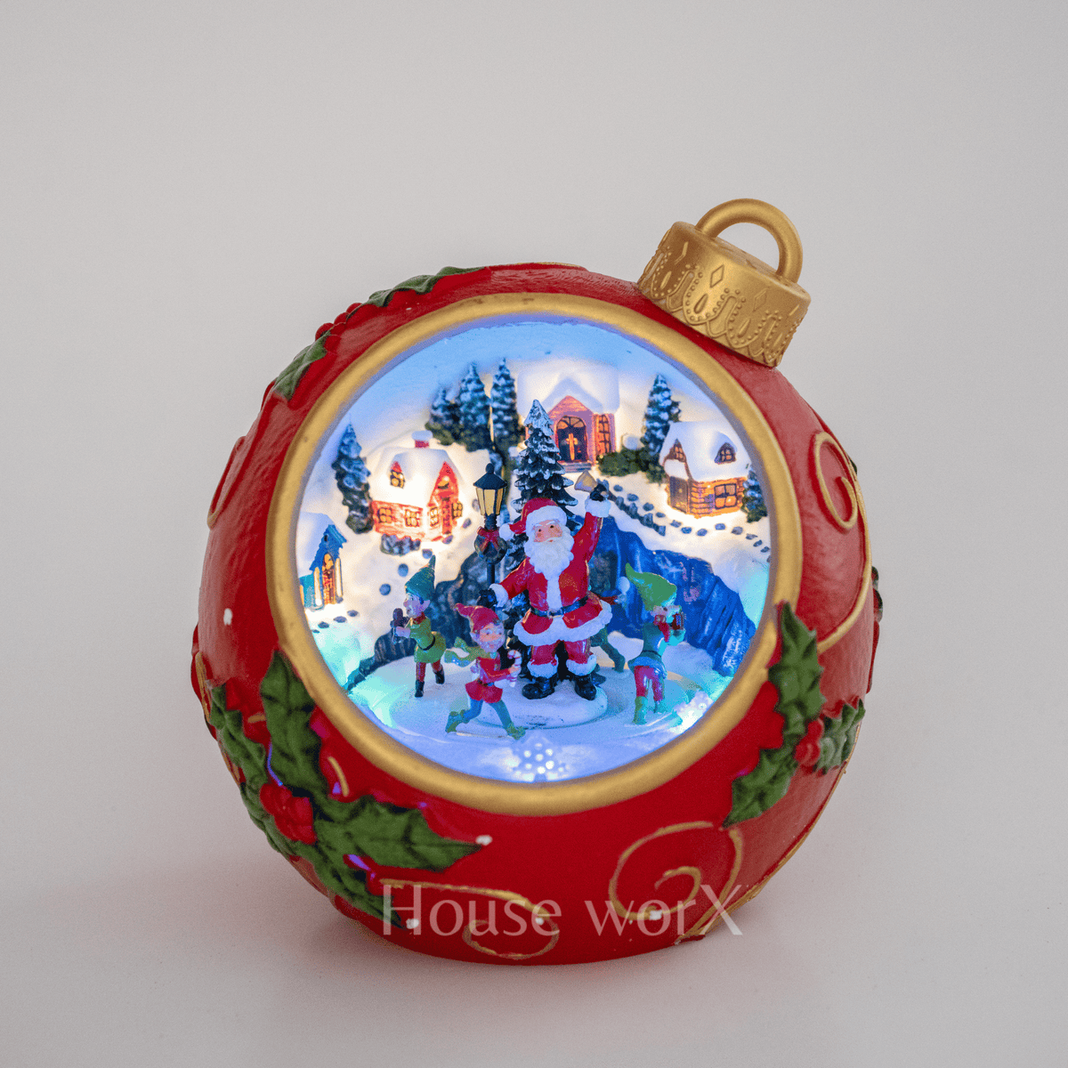 Holiday Lane - Bauble - Medium - Christmas Snow Globes by House worX