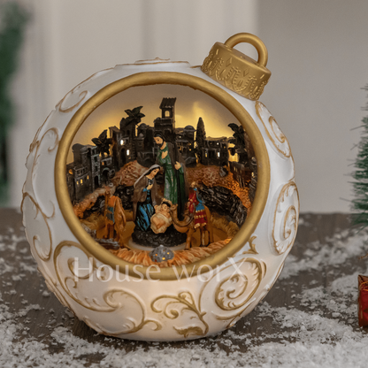 Holiday Lane - Bauble - Medium - Christmas Snow Globes by House worX