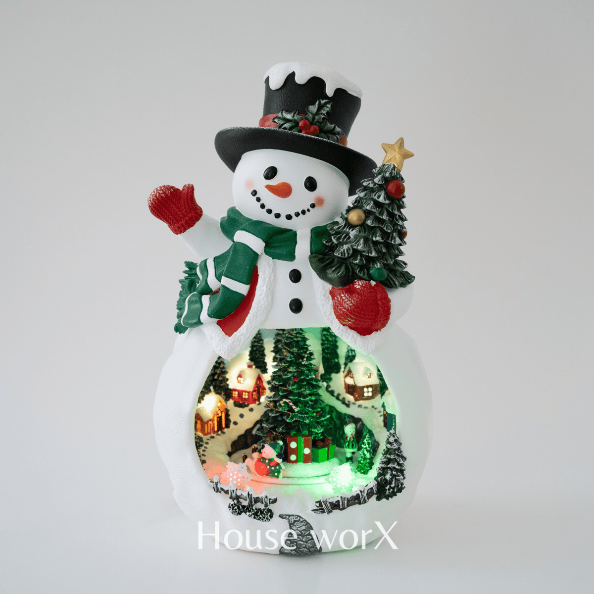 Holiday Lane - Snowman - Large - Christmas Snow Globes by House worX