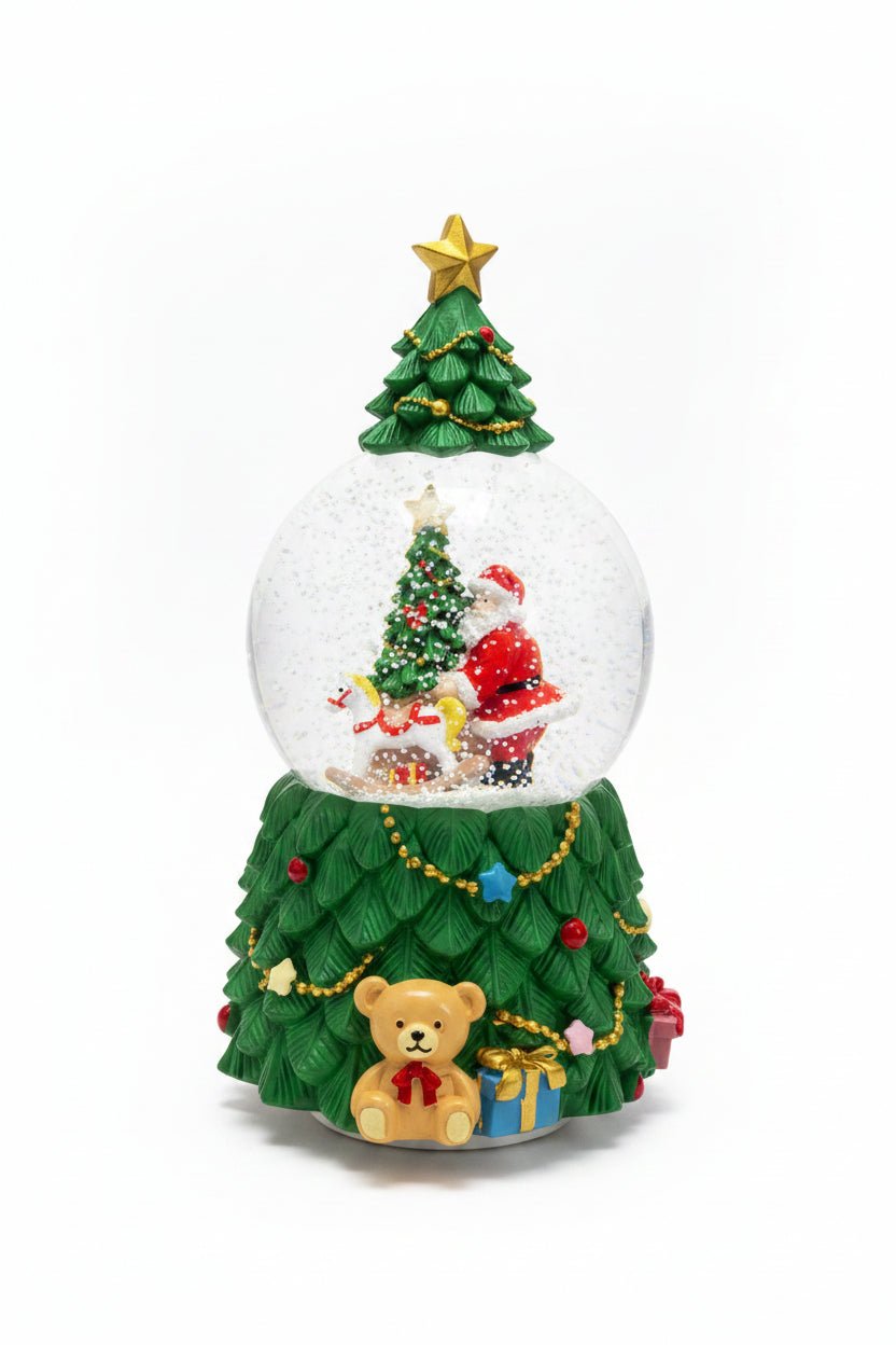 Introductory Offer - Green Tree - Christmas Snow Globes by House worX