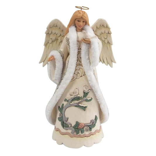 Jim Shore Heartwood Creek - Angel With Dove PRE-ORDER - Christmas Snow Globes by House worX