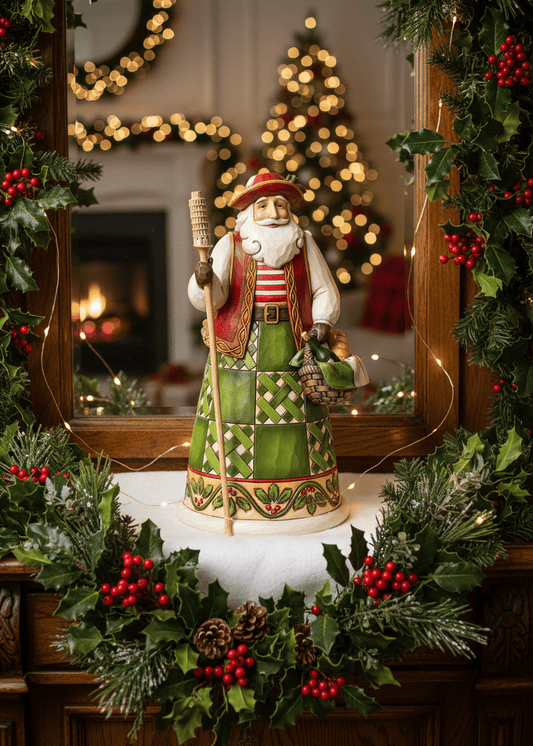 Jim Shore Heartwood Creek - Italian Santa - Pre-Order - Christmas Snow Globes by House worX