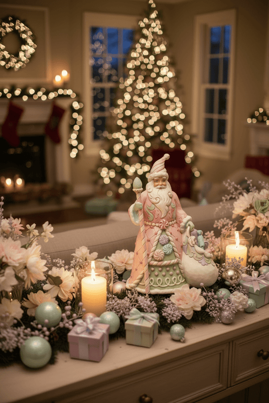 Jim Shore Heartwood Creek - Santa With Sweets Bag- PRE-ORDER - Christmas Snow Globes by House worX