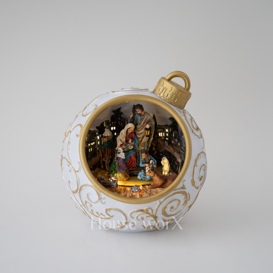 Holiday Lane - Nativity Bauble - Large