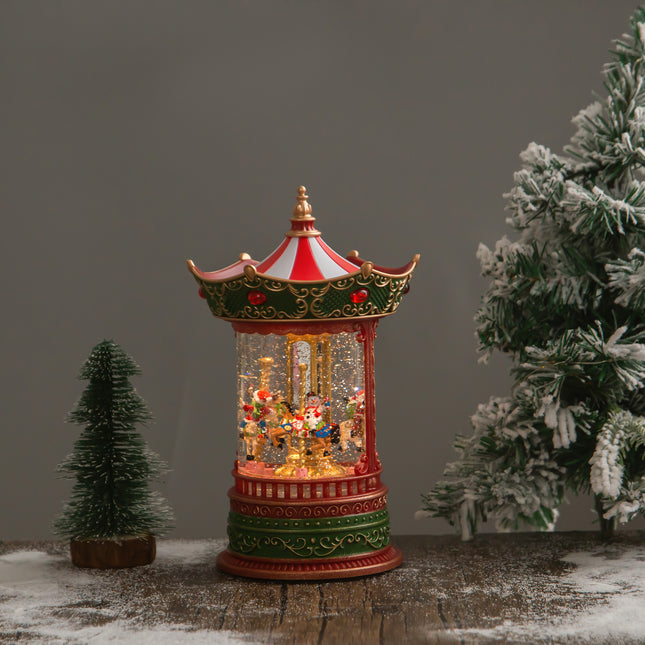 merry go round globe front view