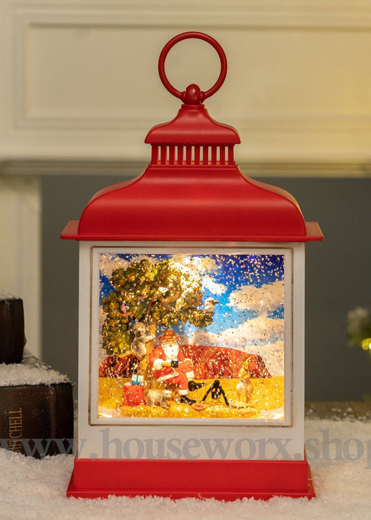 Outback Santa - NO BOX - Christmas Snow Globes by House worX