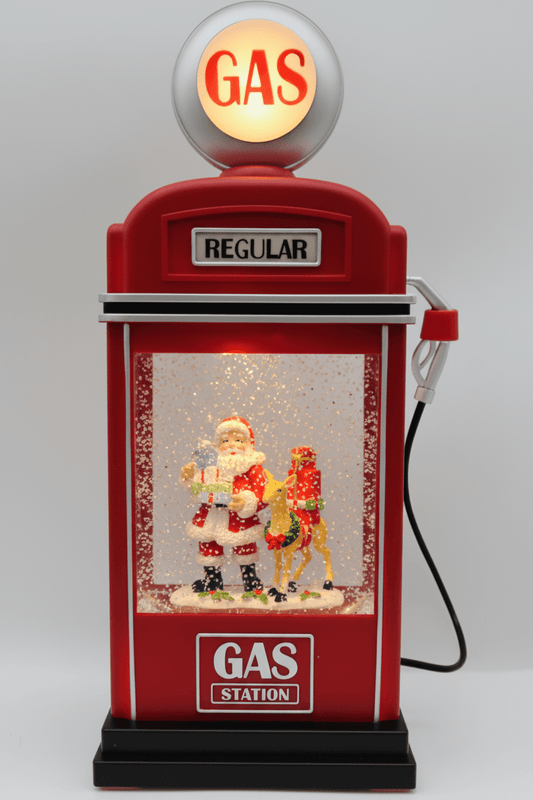 Petrol Pump - Christmas Snow Globes by House worX