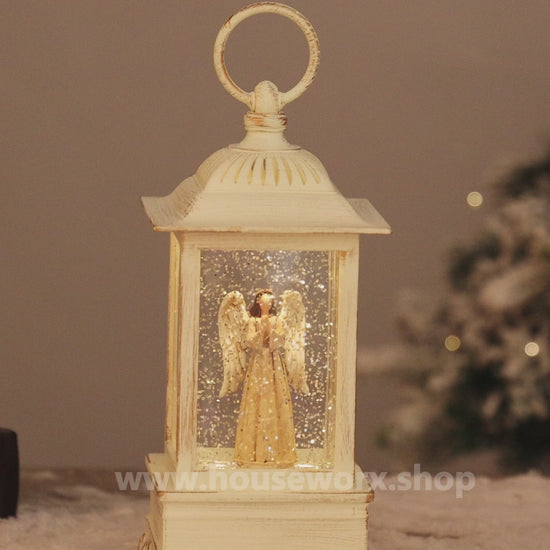 manhattan christmas snow globe Angel video