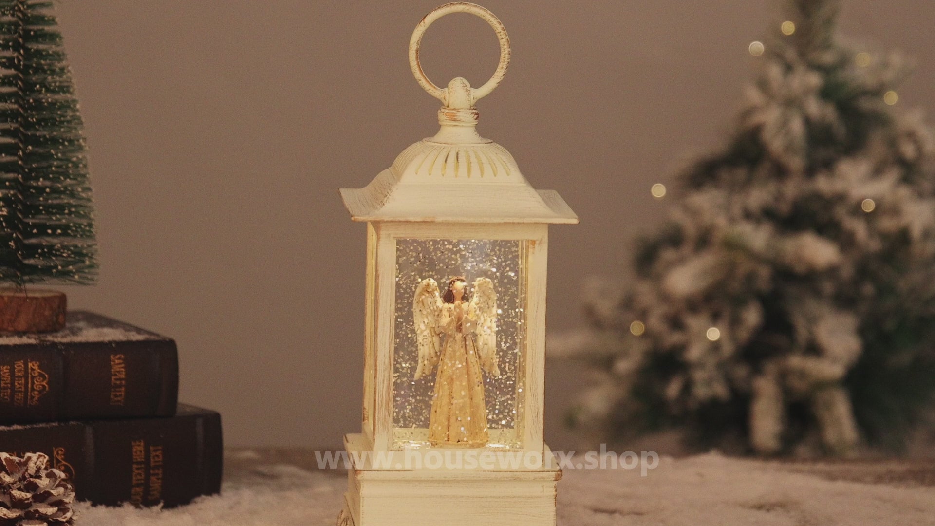 manhattan christmas snow globe Angel video