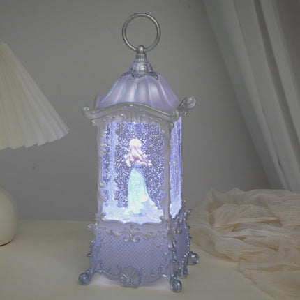 Elegance snow globe blue video