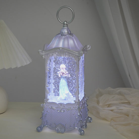 Elegance snow globe blue video