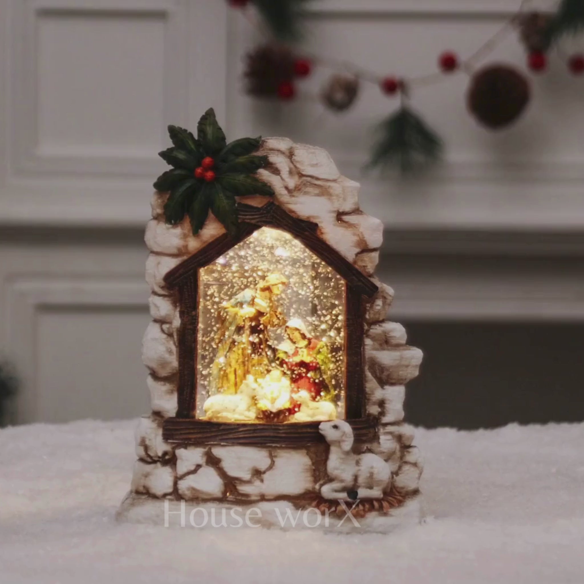 relic stone snow globe video