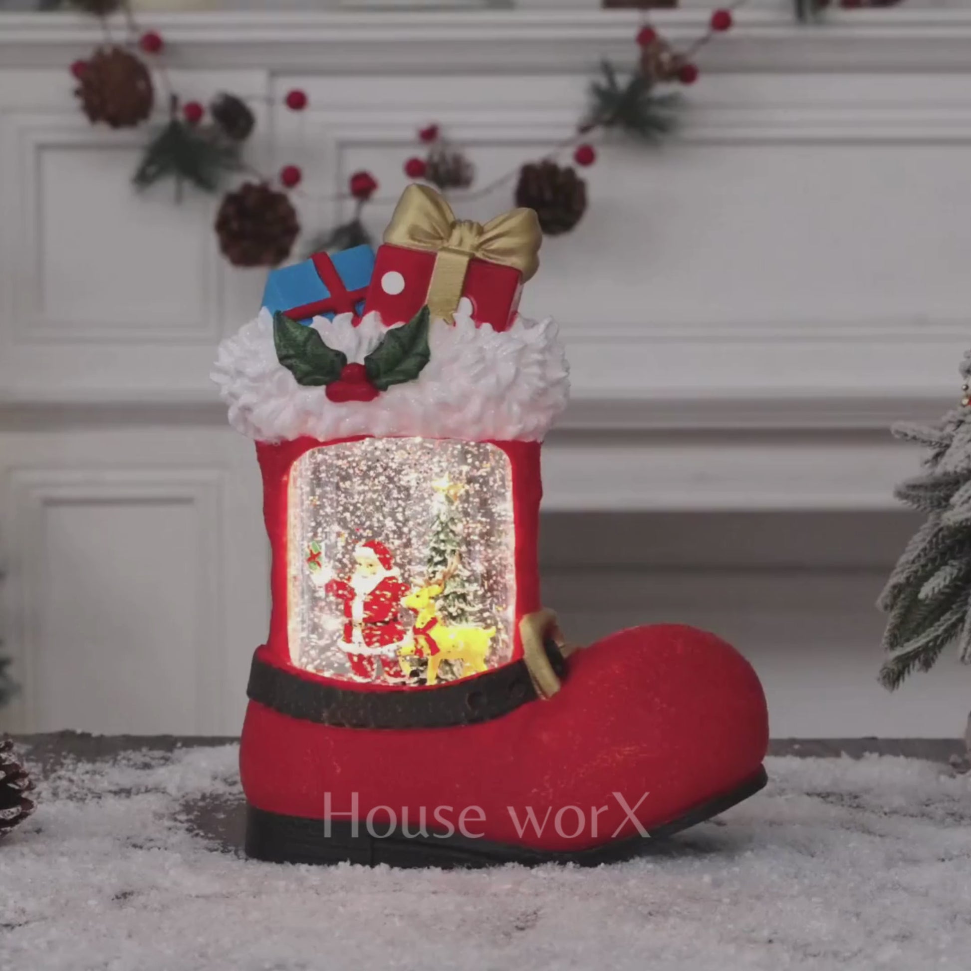 Santa's boot video