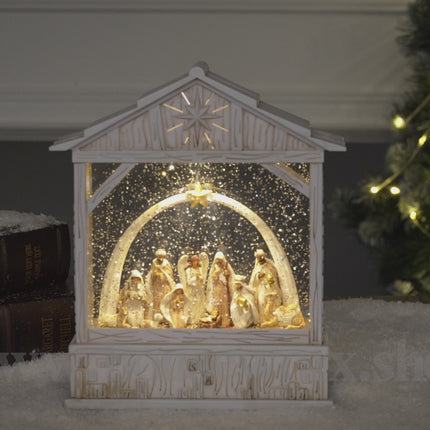 Manger_christmas_snow_globe_collection_classic video