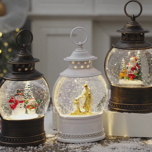 sorrento set 4 video snow globe