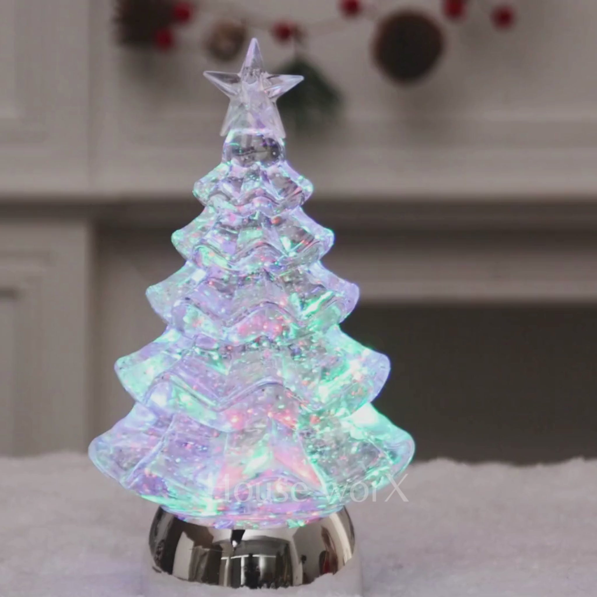 wave snow globe video