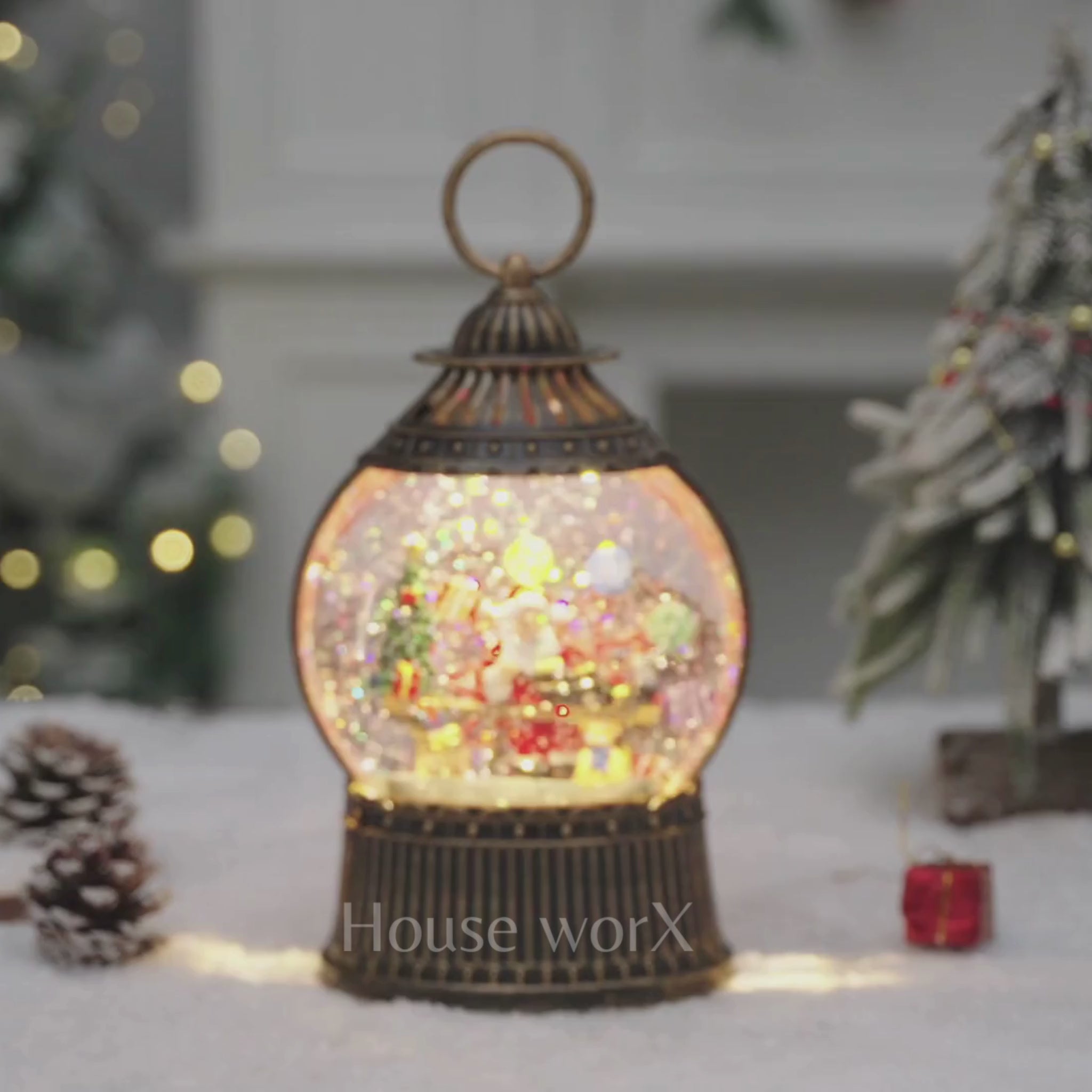 ferris wheel santa desk video