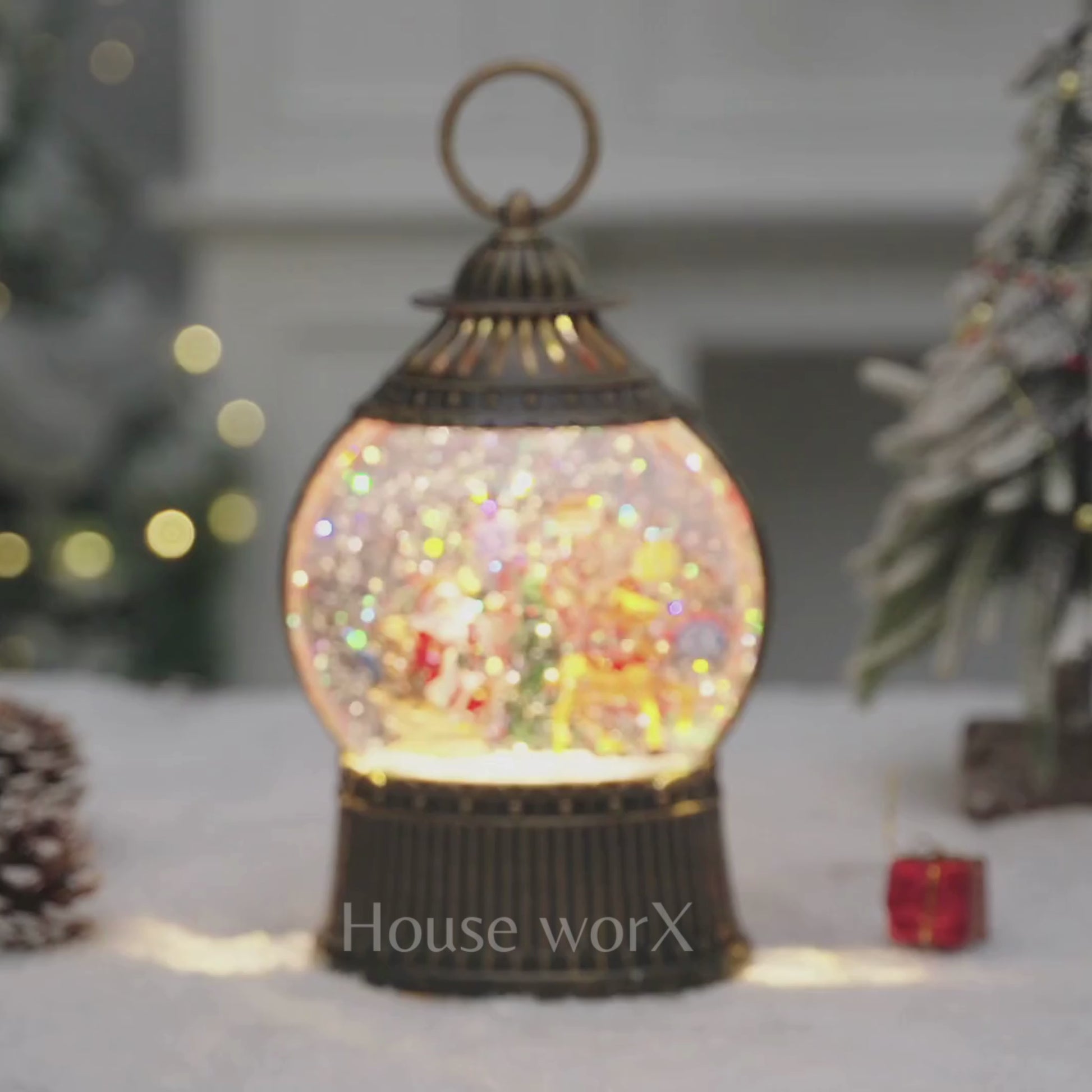 ferris wheel santa sleigh video