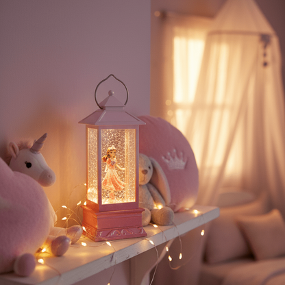 Princess - Dark Pink - Christmas Snow Globes by House worX