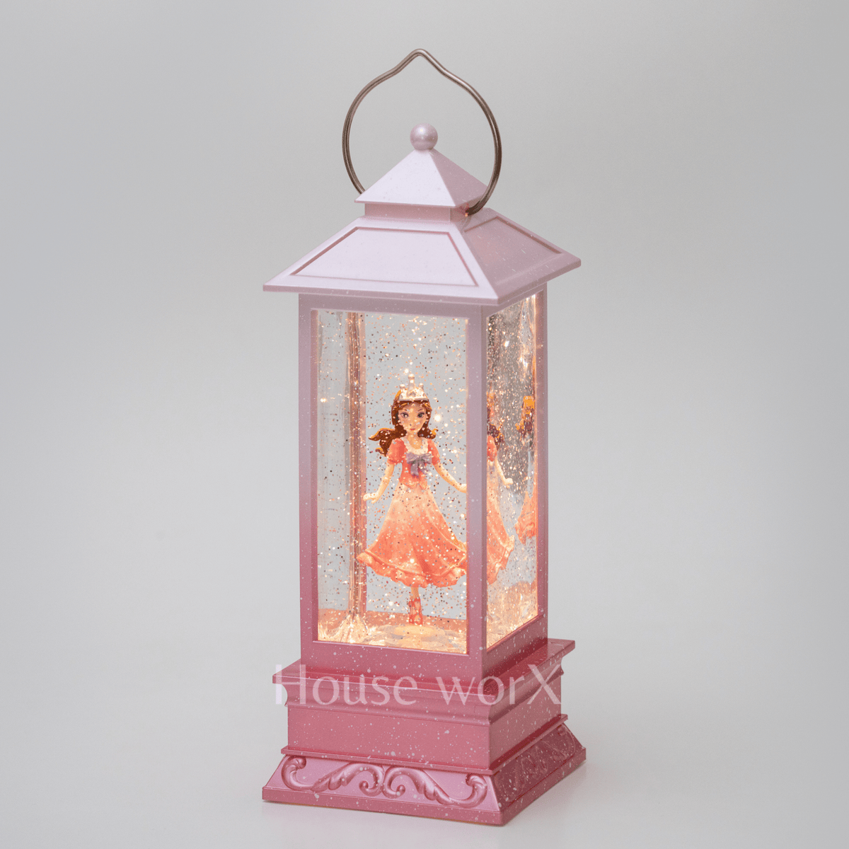 Princess - Dark Pink - Christmas Snow Globes by House worX