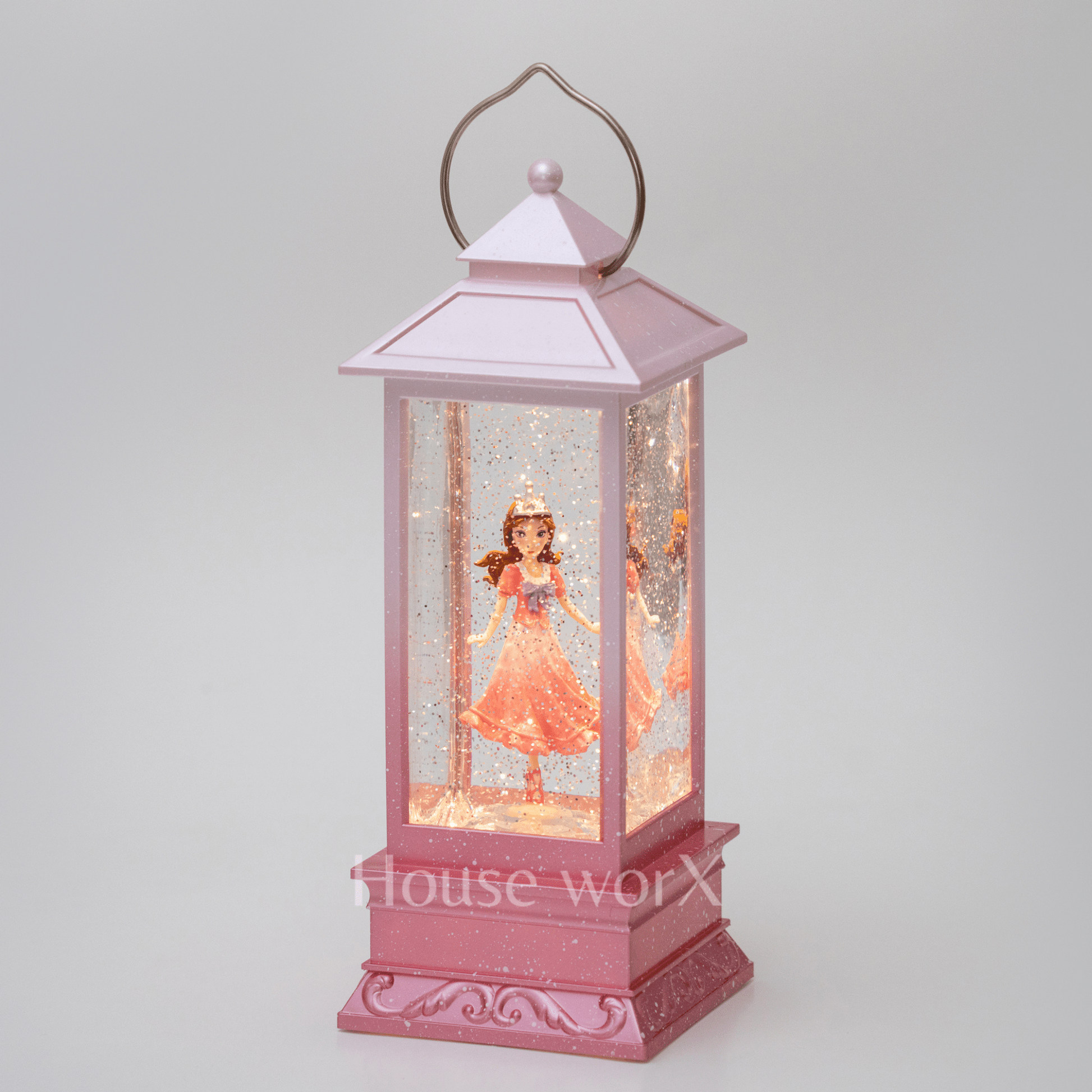 Princess - Dark Pink - Christmas Snow Globes by House worX