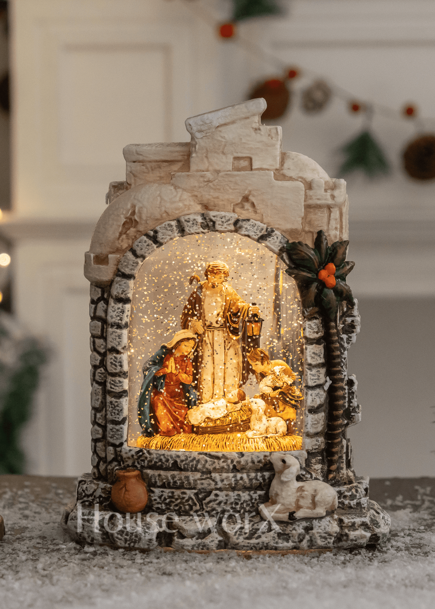 Relic Palm - Large (2) - Christmas Snow Globes by House worX