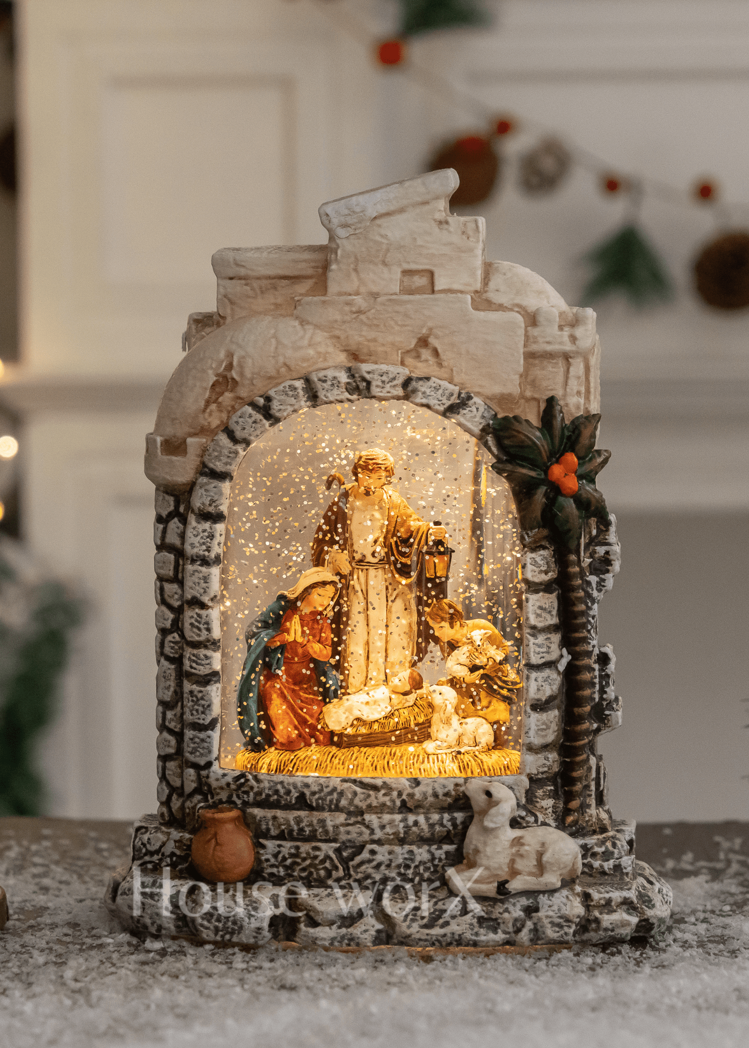 Relic Palm - Large (2) - Christmas Snow Globes by House worX