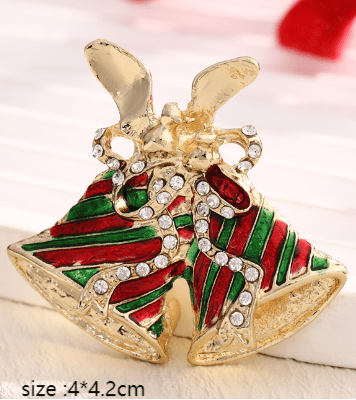 Rhinestone Bells - Christmas Snow Globes by House worX