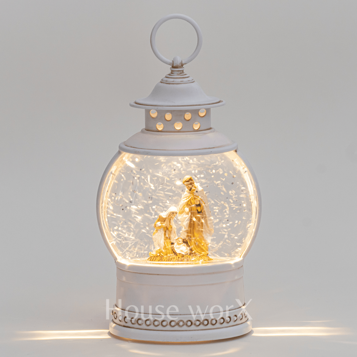 Sorrento Oval - Nativity - Christmas Snow Globes by House worX