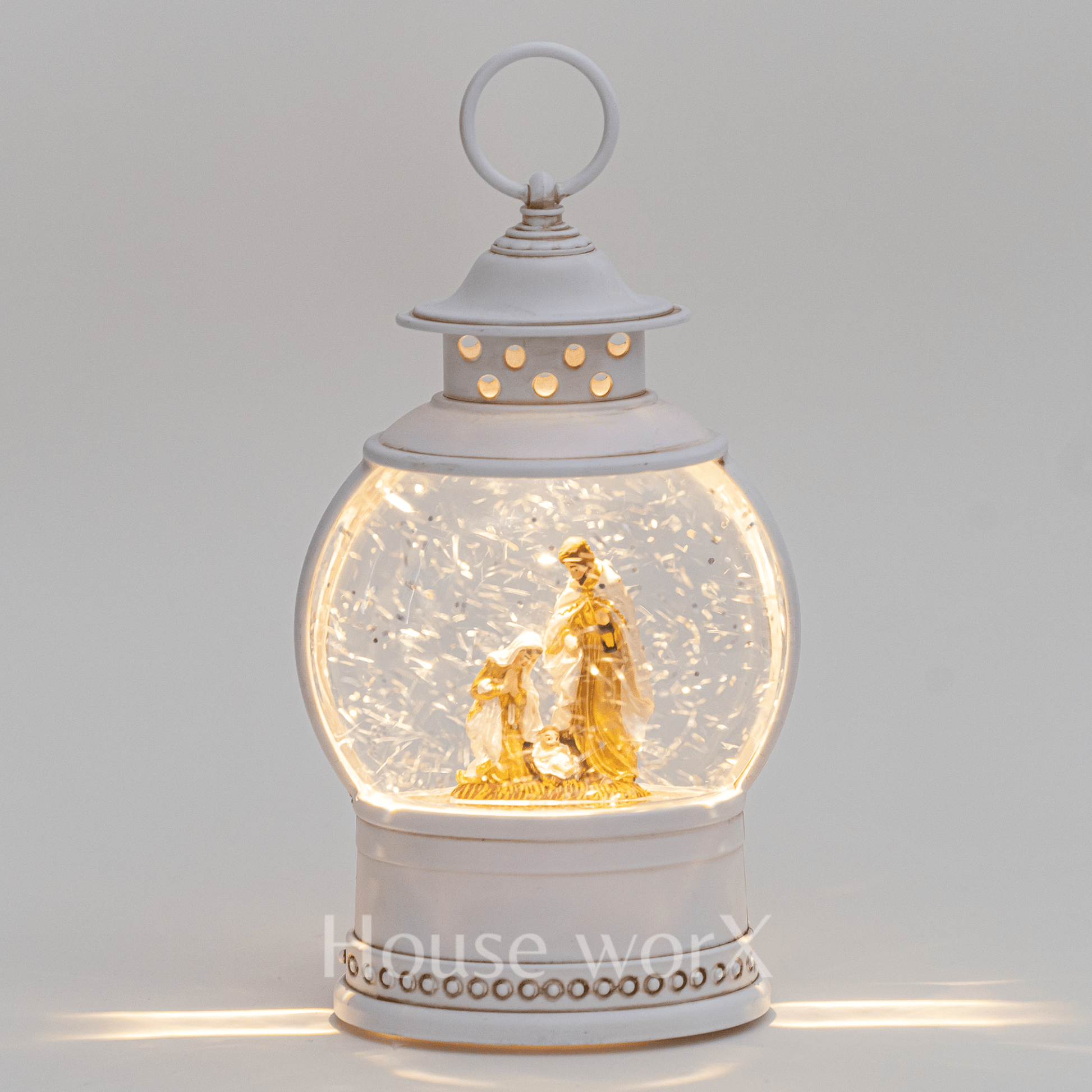 Sorrento Oval - Nativity - Christmas Snow Globes by House worX