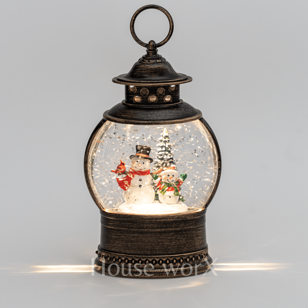Sorrento Oval - Snowman - Christmas Snow Globes by House worX