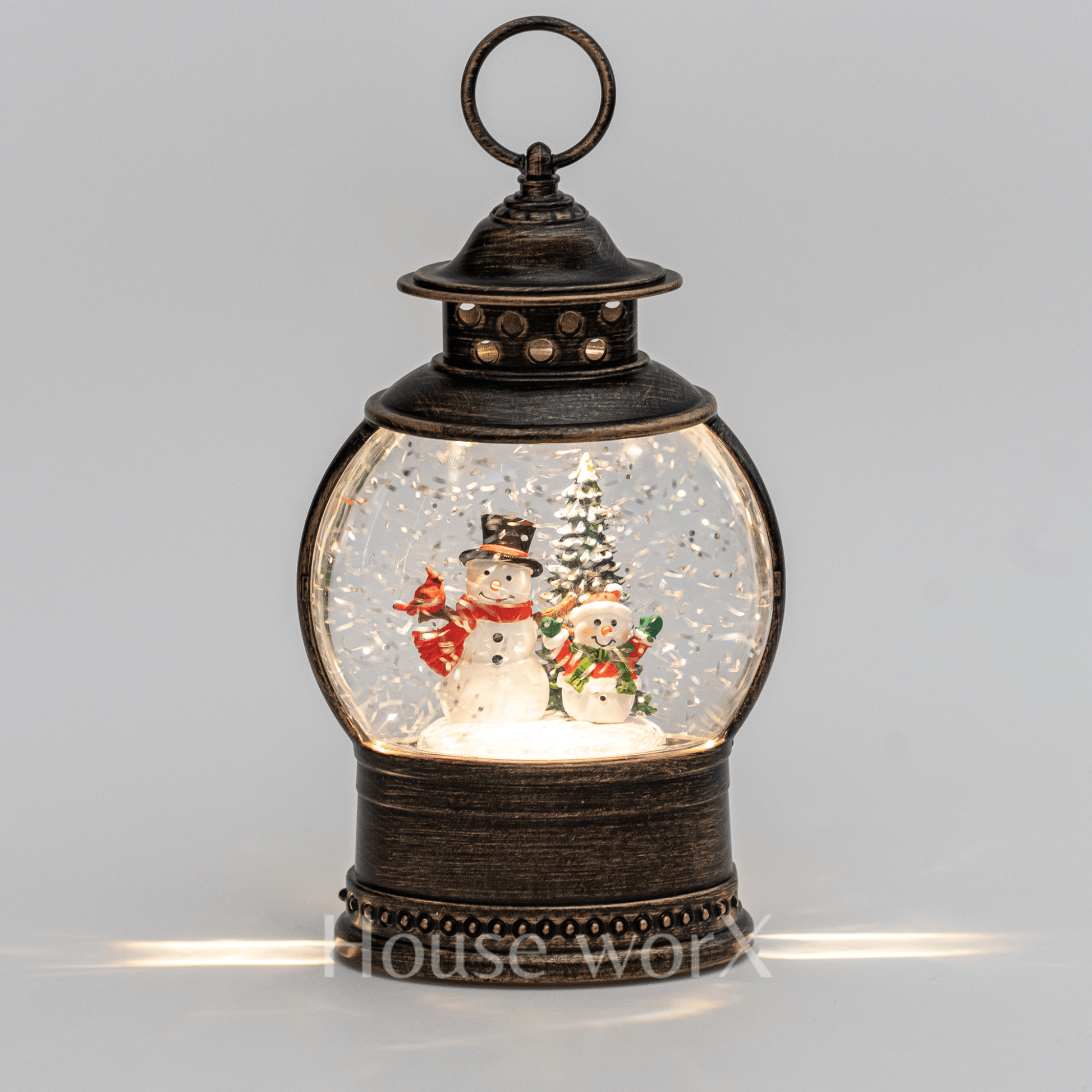 Sorrento Oval - Snowman - Christmas Snow Globes by House worX