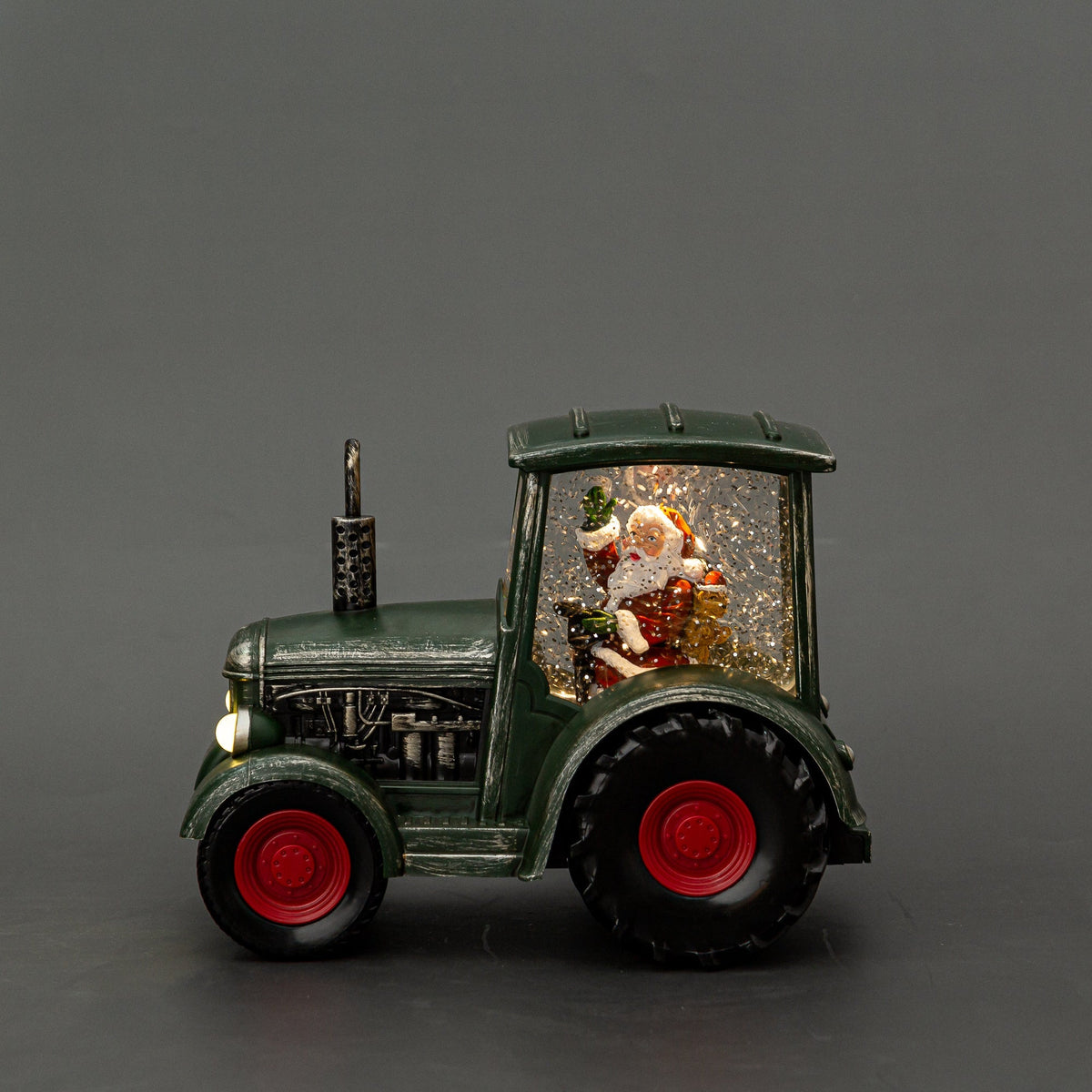 Tractor - Green - Christmas Snow Globes by House worX