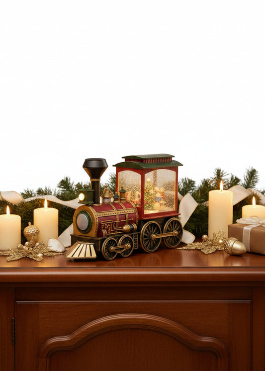 Traditional Train - Santa/Tree - Christmas Snow Globes by House worX