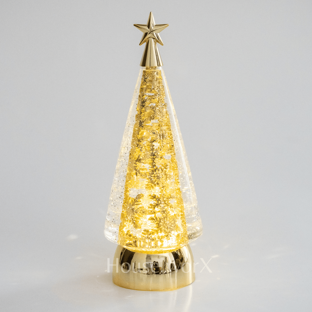 Twilight Tree - Gold - Christmas Snow Globes by House worX