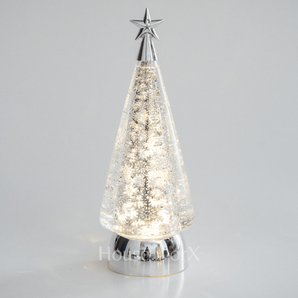 Twilight Tree - Silver - Christmas Snow Globes by House worX