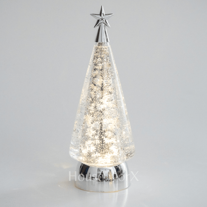 Twilight Tree - Silver - Christmas Snow Globes by House worX