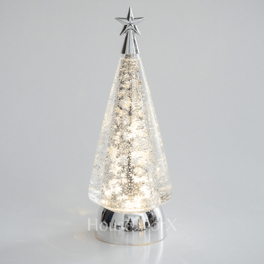 Twilight Tree - Silver - Christmas Snow Globes by House worX