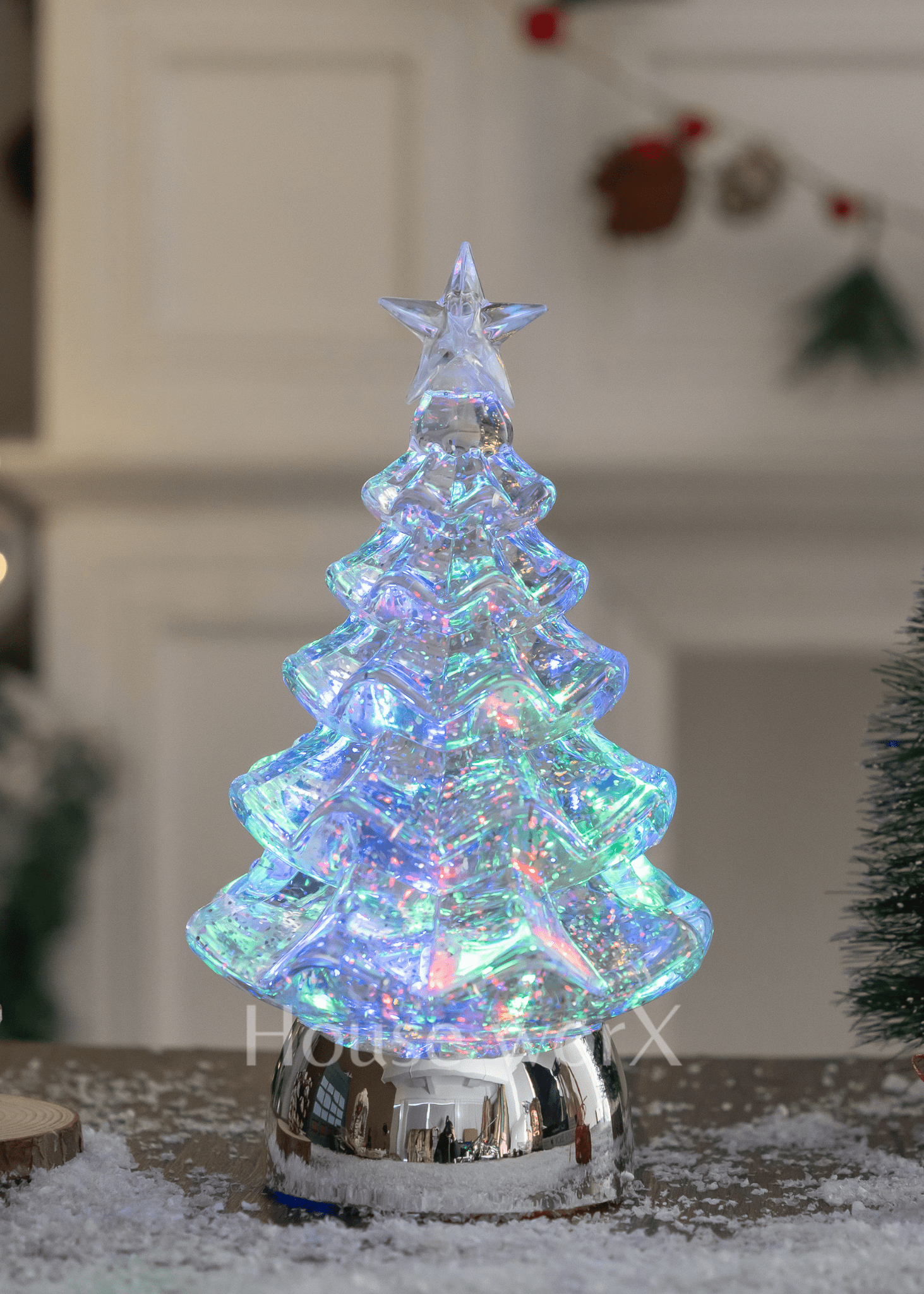 Twinkle Tree - Wave - Christmas Snow Globes by House worX
