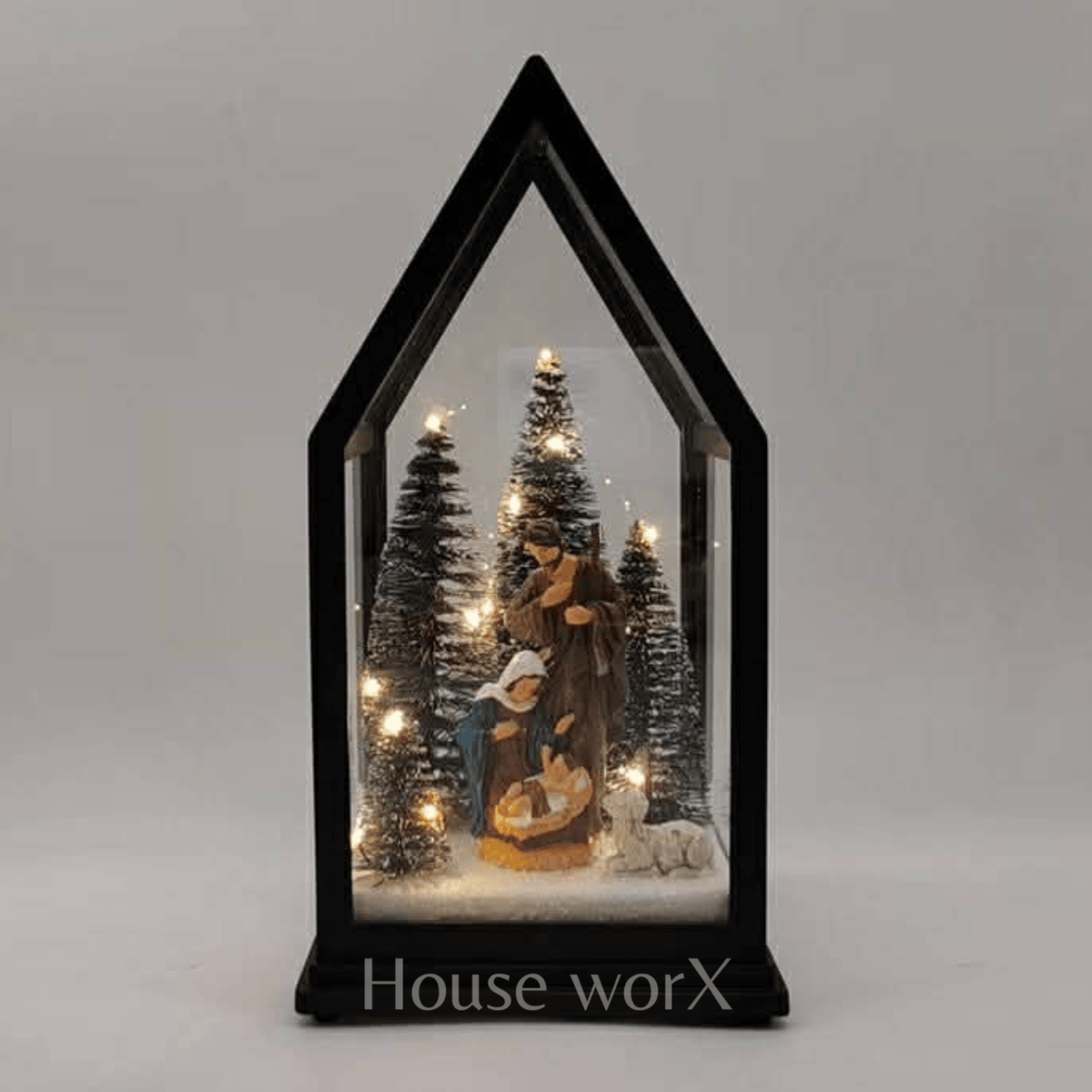 White Lane - House - Nativity - PRE-ORDER - Christmas Snow Globes by House worX