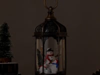 Rotunda Christmas snow globe snowman video