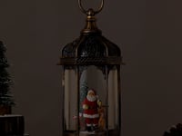 Rotunda Christmas snow globe santa video