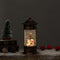 post box christmas snow globe snowman