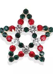 Star Brooch - Christmas Snow Globes by House worX